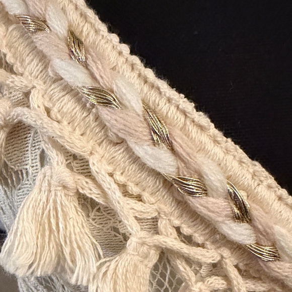 Cupshe Cream Lace High Low Maxi Dress - Picture 7 of 10